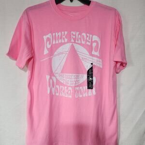 Pink floyd world tour girls shirt size XL 14 Faded